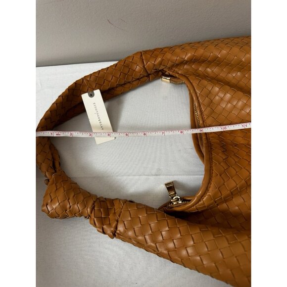 Anthropologie Boho Melie Bianco Weave Vegan Shoulder Bag Purse Hobo Bag NWT FLAW - Picture 16 of 16